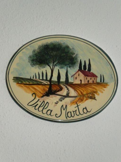 Villa Marta Contignano Экстерьер фото